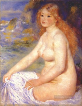 金髪の入浴者ピエール・オーギュスト・ルノワール Oil Paintings